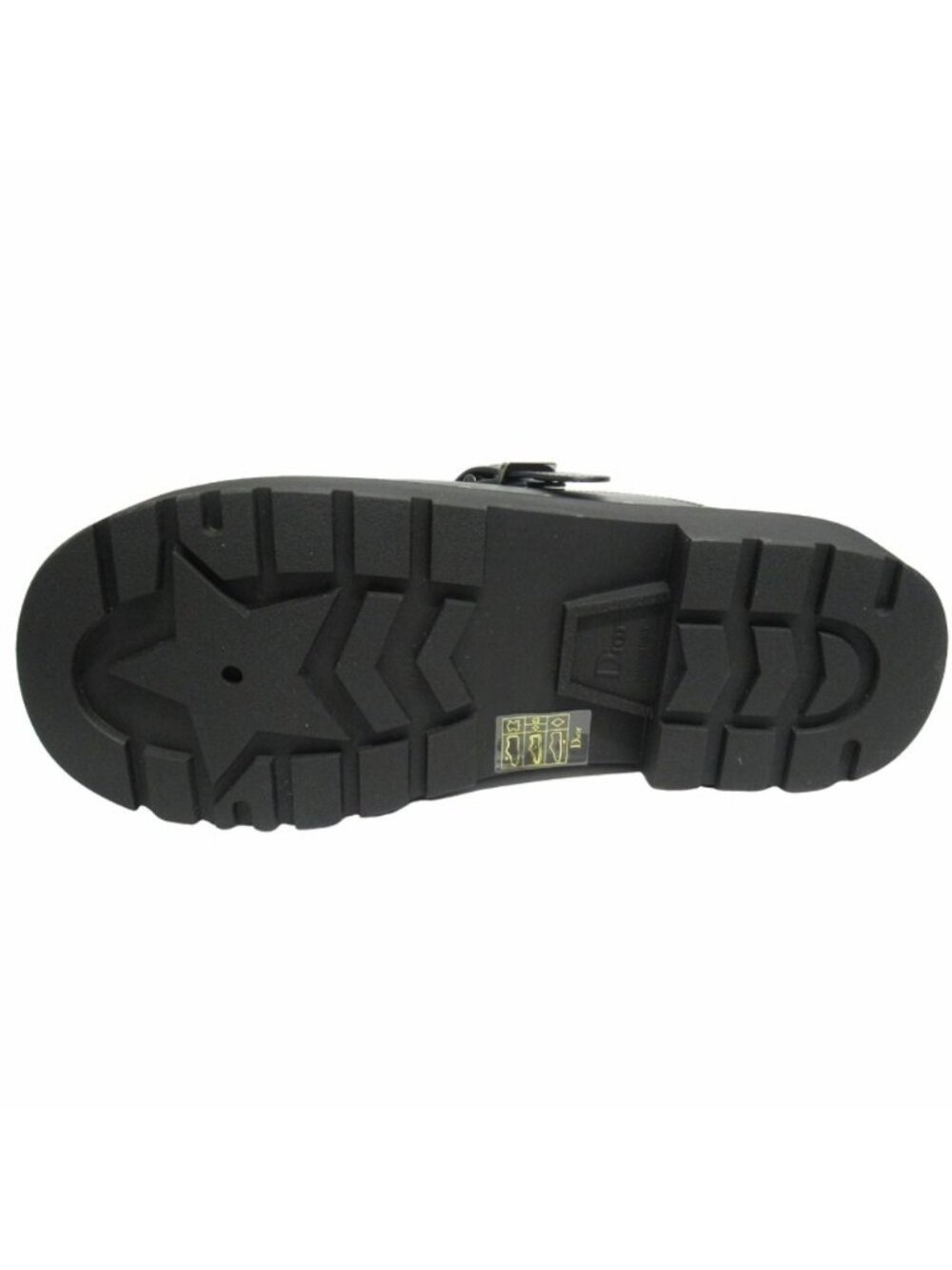 Dior Quake Leather Clog Sandals Sabot Platform 39 Black - Picture 7 of 9